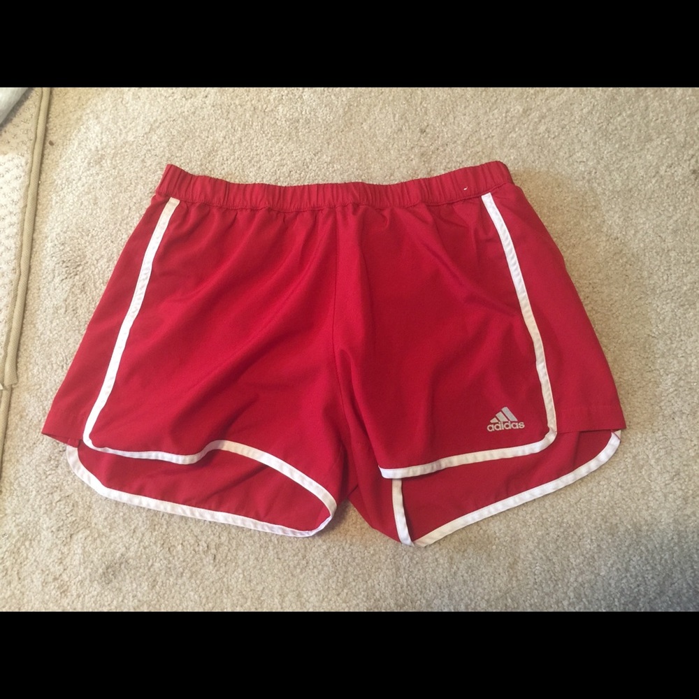Red Adidas Shorts